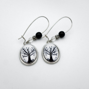 Earrings Hearts tree