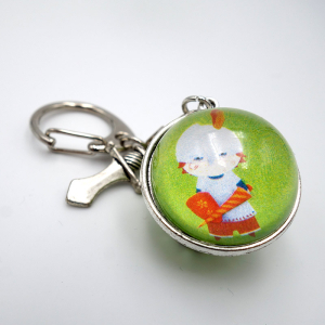 Customizable keychain Tiny knight