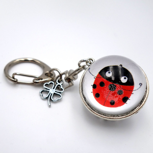 Customizable keychain Ladybug