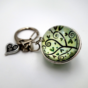 Reversible keychain Cyr and the spirals tree