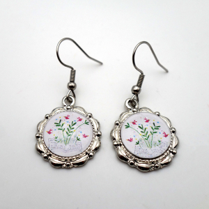 Boucles d'oreilles Livre printemps