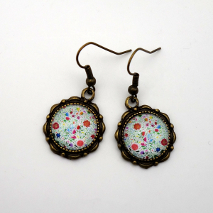 Boucles d'oreilles Bouquet de fleurs