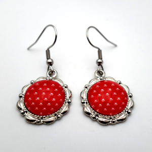 Earrings Vermillion