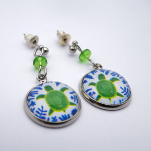 Boucles d'oreilles Jolie tortue