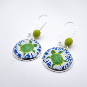 Boucles d'oreilles Jolie tortue