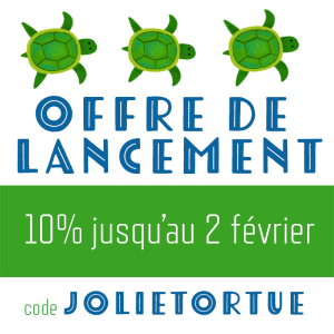 10% sur le motif Jolie tortue