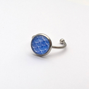 Small round ring Ultramarine