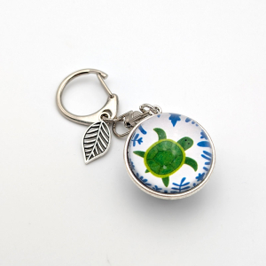 Porte-clé prénom Jolie tortue