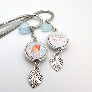 Customized bookmark Pretty robin