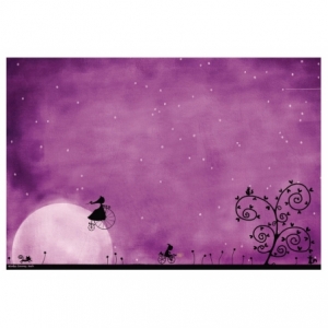 Affichette Lever de lune