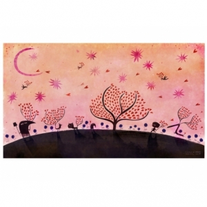 Affichette Verger des coeurs