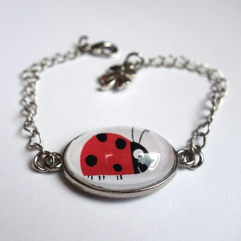 Bracelet enfant Coccinelles