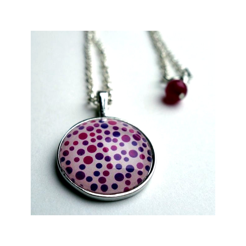 Collier Les points violets Collier Les points violets