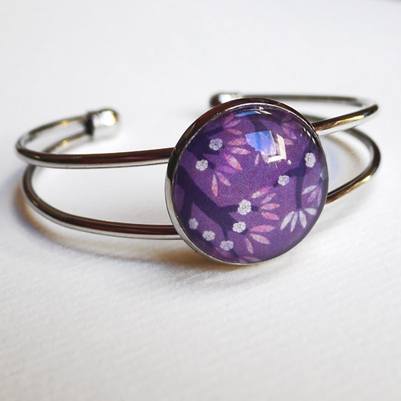 Bracelet Cerisiers mauves