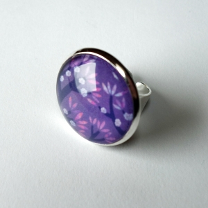 Round ring Purple cherry